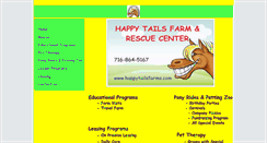 Desktop Screenshot of happytailsfarms.com